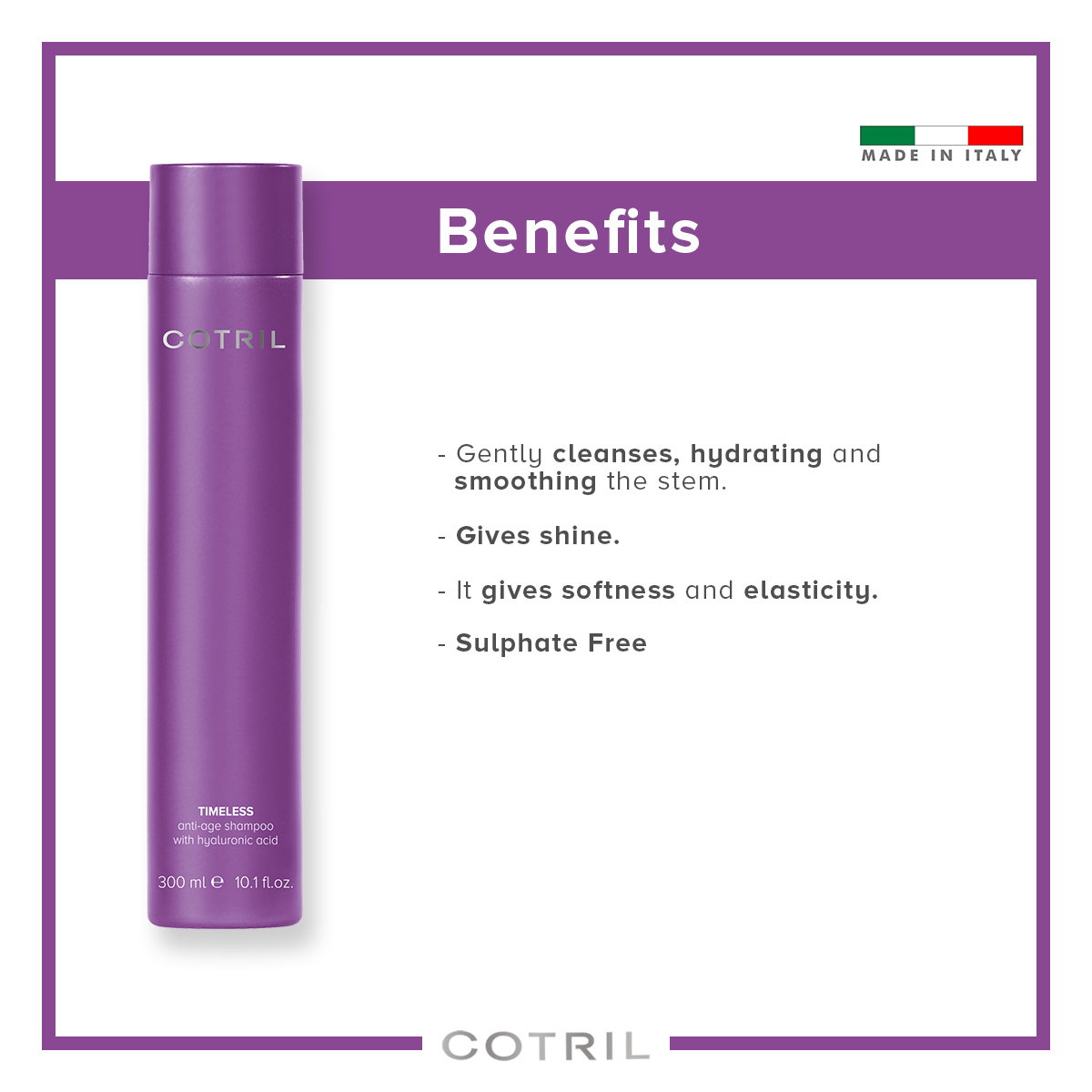 Cotril Timeless Shampoo 300 ML - Image 3